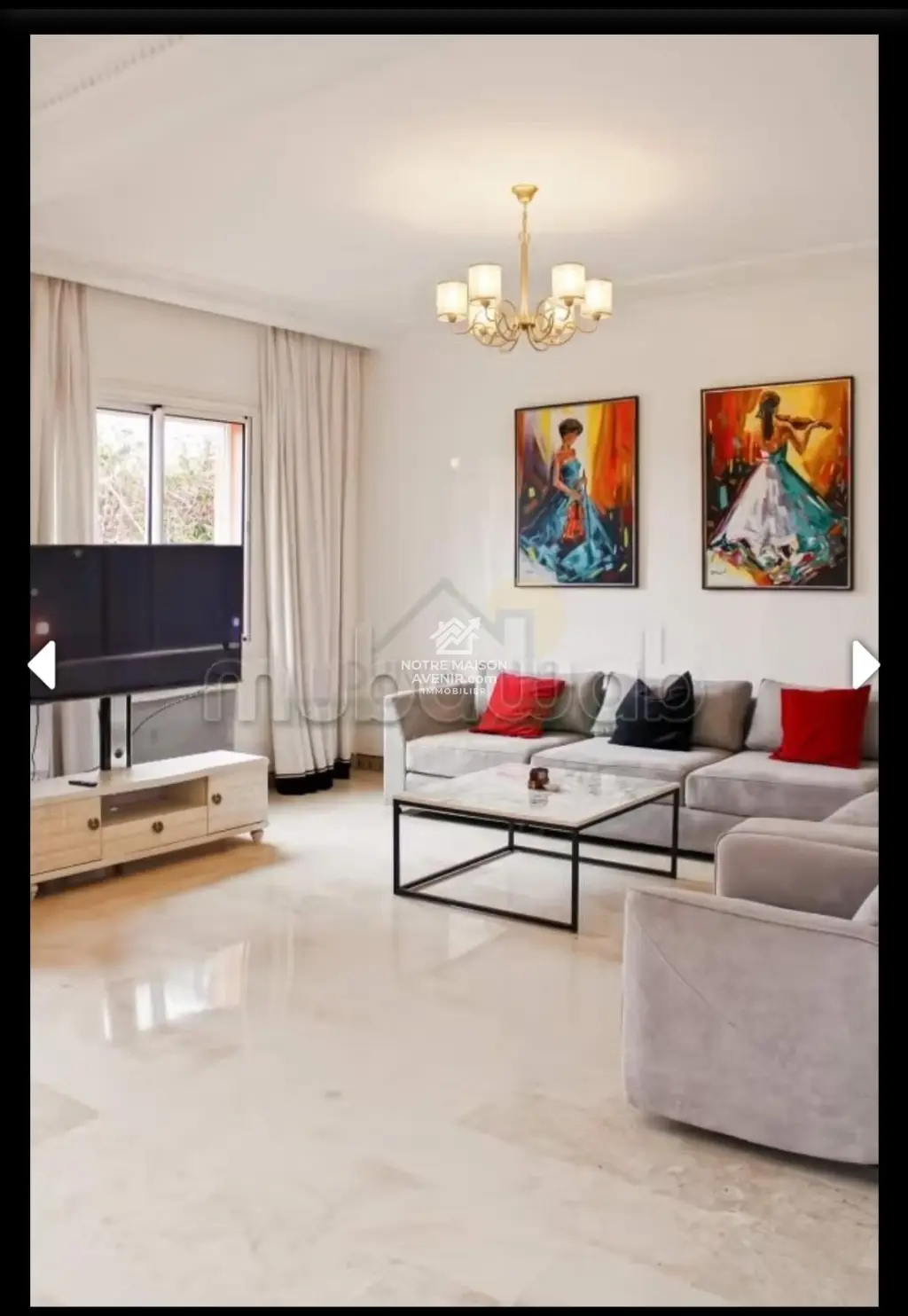 Villa vide à louer dans une résidence